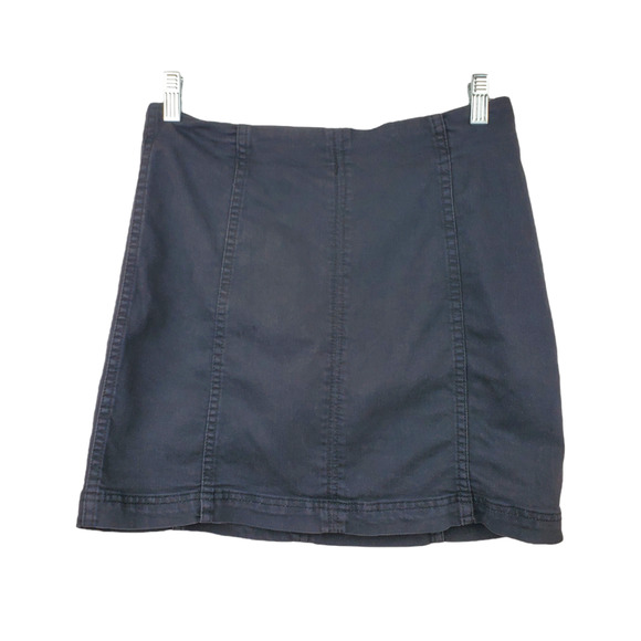 Free People Dresses & Skirts - Free People Modern Femme Women's Size 10 Zip Up Mini Denim Skirt